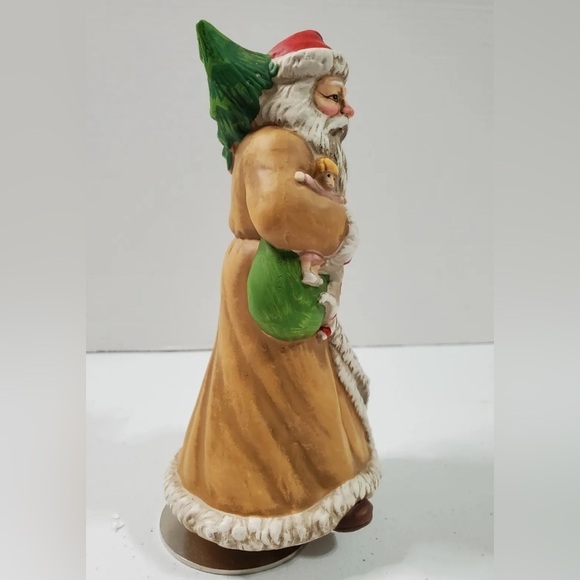 Lefton spinning Victorian Santa with music - Picture 4 of 6